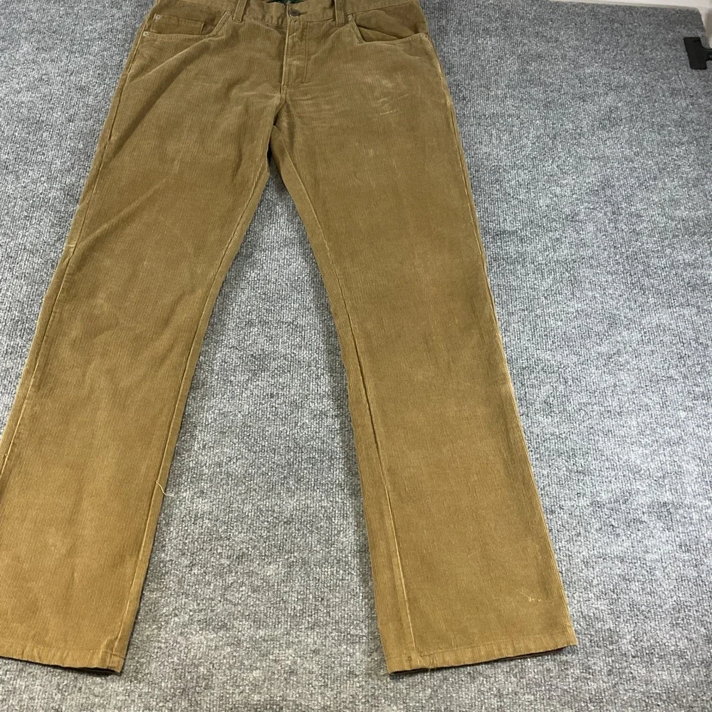 Woolrich Corduroy Pants Mens 34x34 Brown Straight Leg Cotton Casual Outdoor